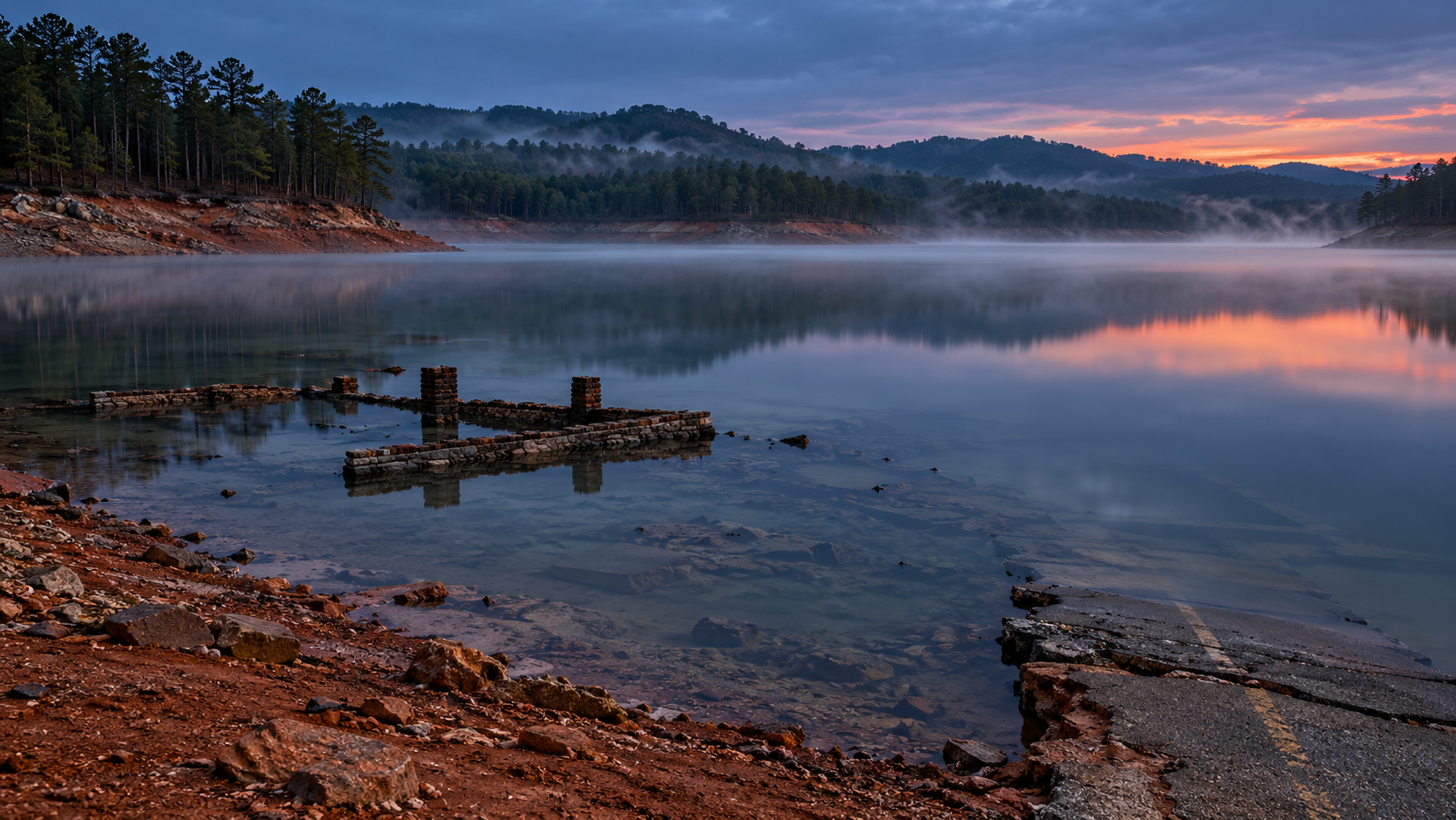 The Town Hidden Beneath The Lake, Georgia — Oscarville, Georgia