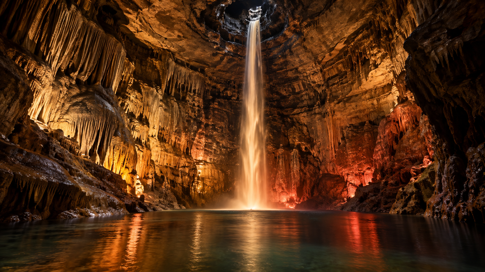 Ruby Falls: The Waterfall Hidden Inside Lookout Mountain — Chattanooga, Tennessee