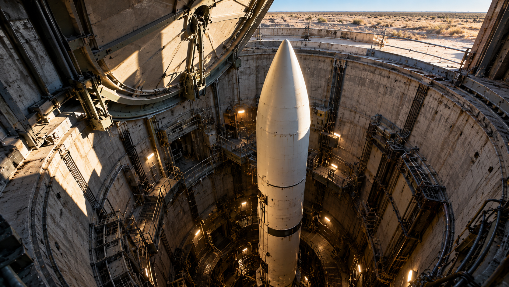 Cold War Underground Missile Silo, Arizona Desert — Sahuarita, Arizona