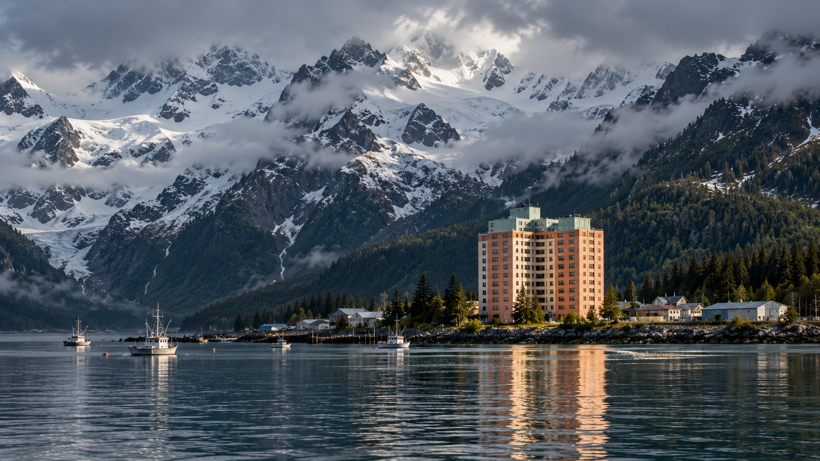 Whittier, Alaska: The Town That Lives in One Building — Whittier, Alaska, United States