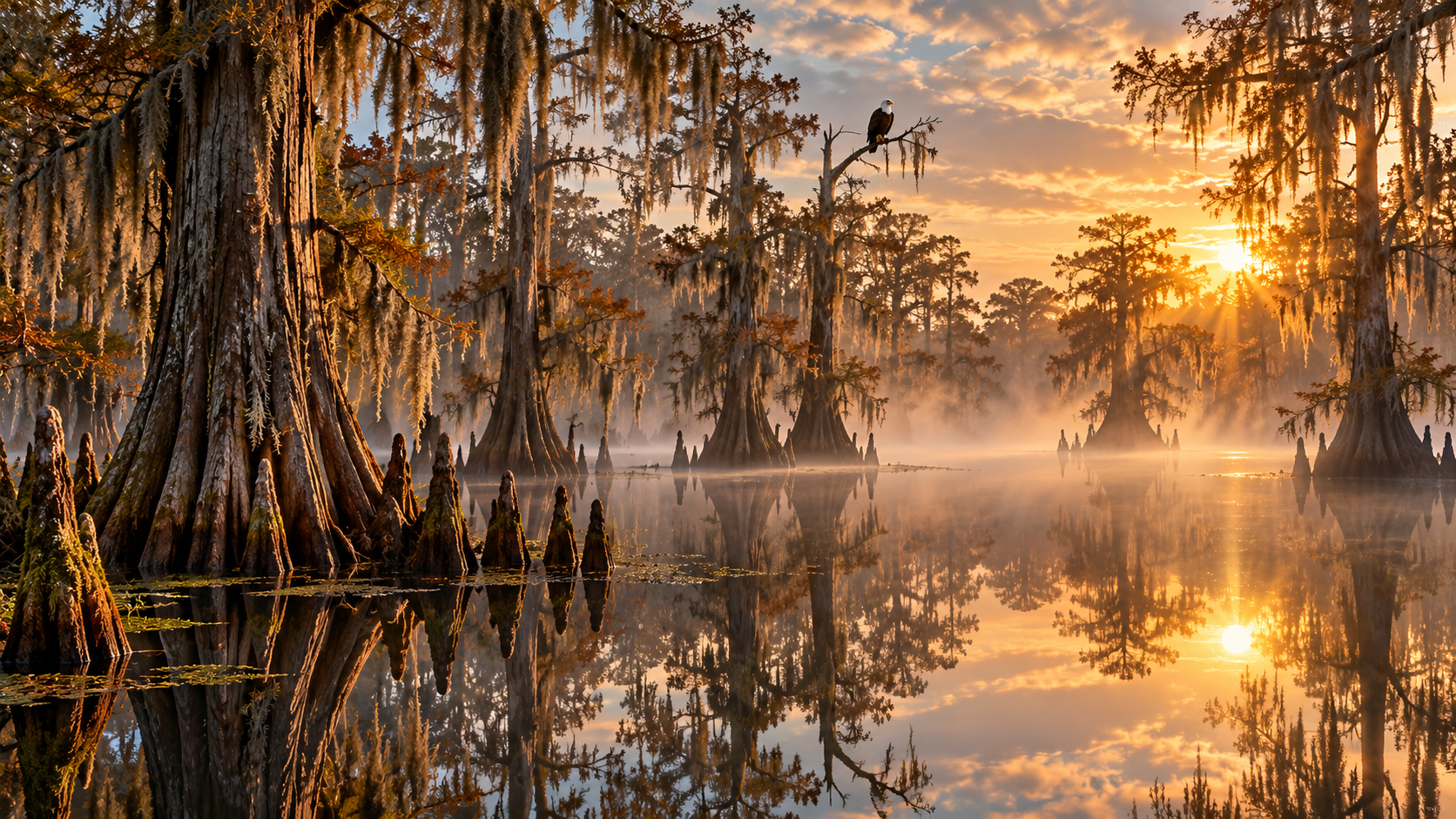 Reelfoot Lake: The Tennessee Lake Created by an Earthquake — Lake and Obion counties, northwest Tennessee, near Tiptonville, a few miles east of the Mississippi River, Tennessee