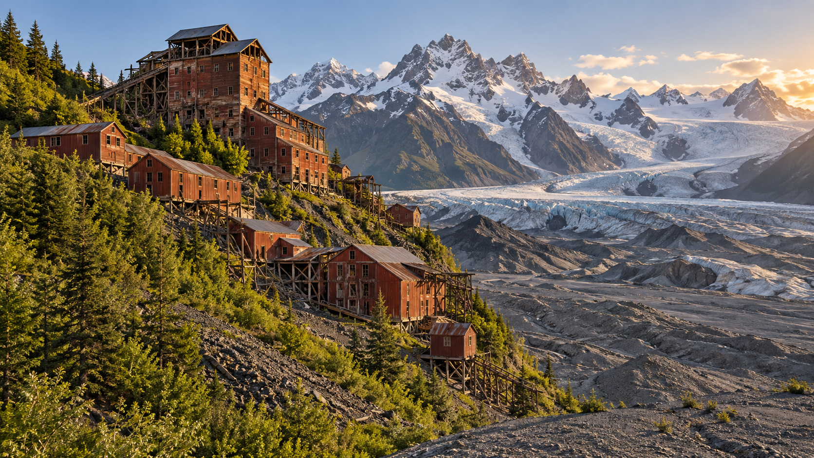 Kennecott, Alaska: The Copper Town Left Standing in the Mountains — Kennecott, Alaska