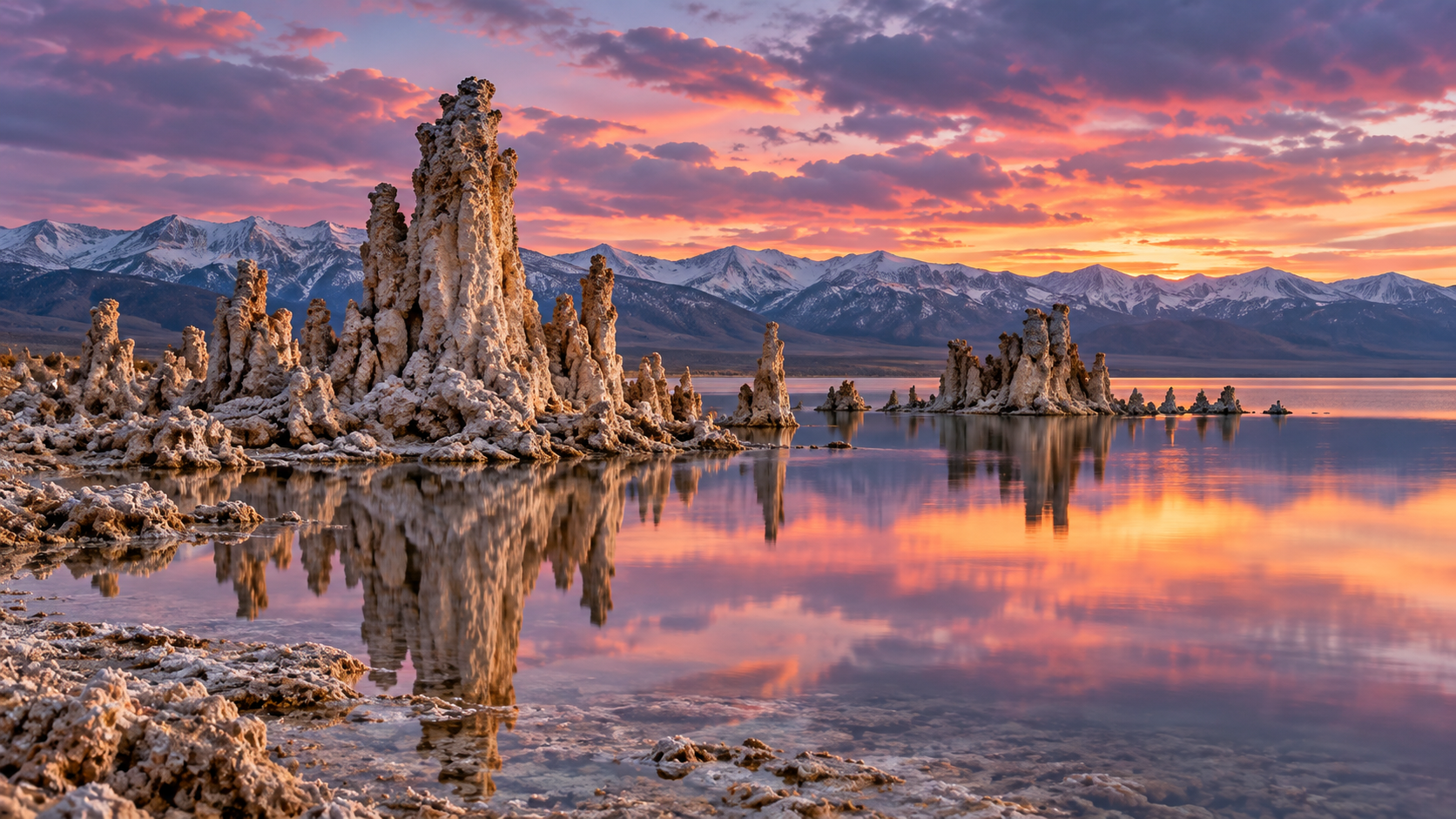 Mono Lake: The Underwater Towers Los Angeles Left High and Dry, California — Mono Basin, eastern Sierra Nevada, Mono County, California, California