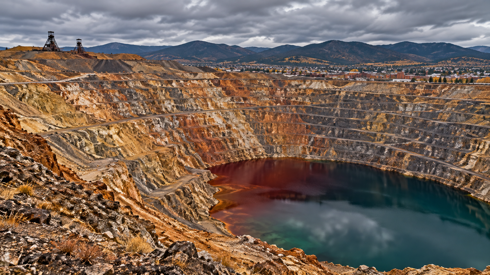 Berkeley Pit: Montana’s Toxic Mile-Long Lake — Butte, Montana, United States